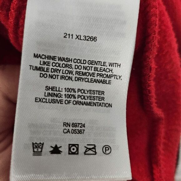 Columbia Sportswear Nebraska Cornhuskers Full Zip Fleece Jacket Men's Red Size L - Picture 4 of 4